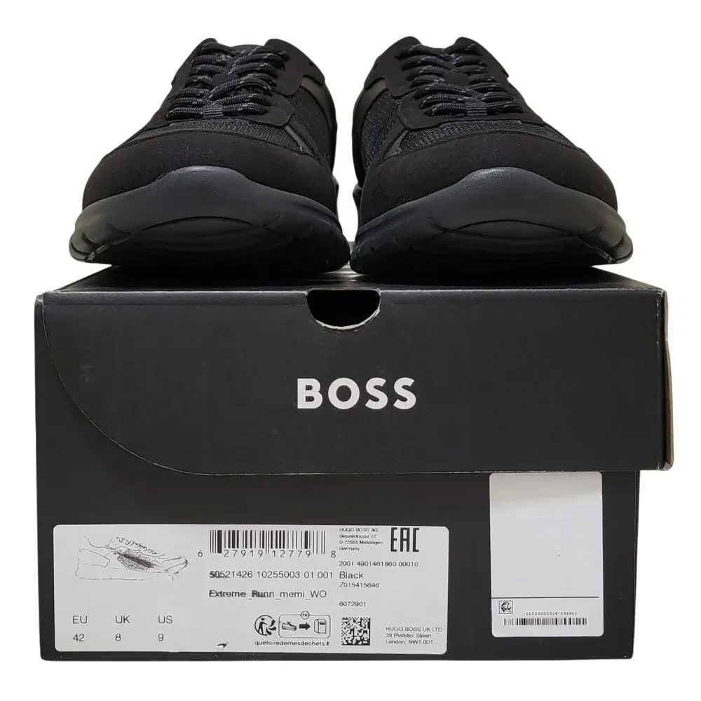 BOSS Hugo Boss Men Extreme Running Fashion Athletic Sneaker Size US 9 Black